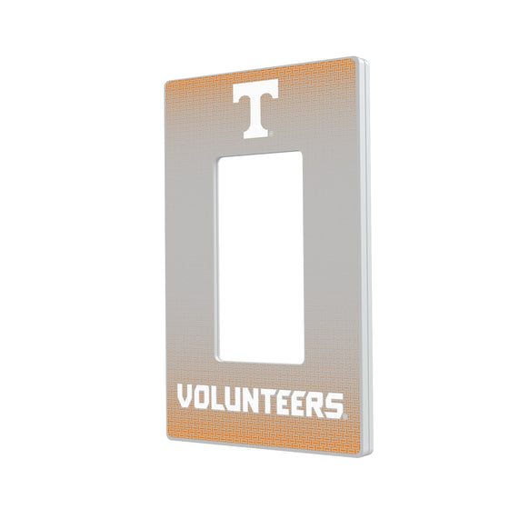 Tennessee Volunteers Linen Hidden-Screw Light Switch Plate-1