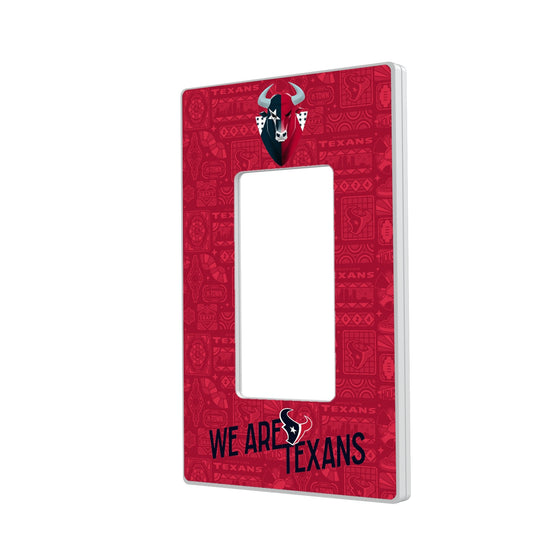 Houston Texans 2024 Illustrated Limited Edition Hidden-Screw Light Switch Plate-1