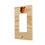 Baltimore Orioles Wood Bat Hidden-Screw Light Switch Plate-1