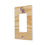 Colorado Rockies Wood Bat Hidden-Screw Light Switch Plate-1