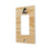 Miami Marlins Wood Bat Hidden-Screw Light Switch Plate-1