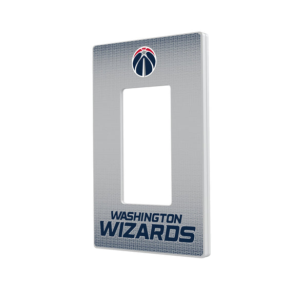 Washington Wizards Linen Hidden-Screw Light Switch Plate-1