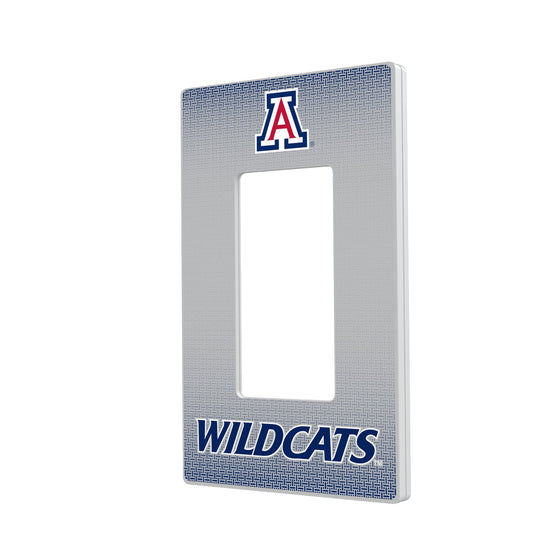 Arizona Wildcats Linen Hidden-Screw Light Switch Plate-1