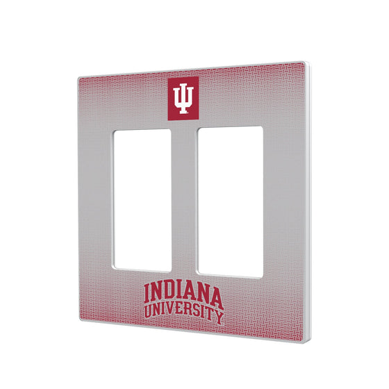 Indiana Hoosiers Linen Hidden-Screw Light Switch Plate-3