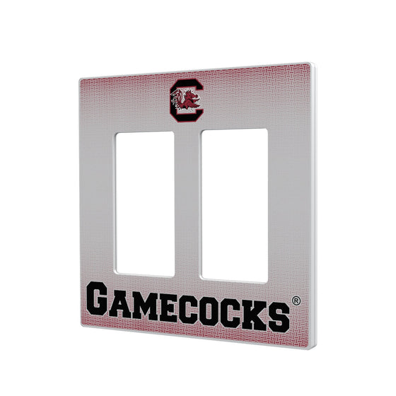 South Carolina Gamecocks Linen Hidden-Screw Light Switch Plate-3