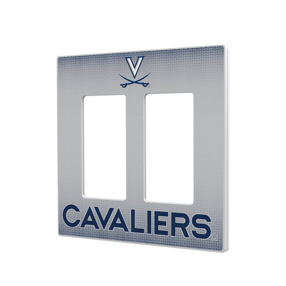 Virginia Cavaliers Linen Hidden-Screw Light Switch Plate-3