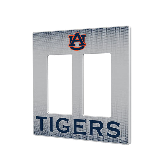 Auburn Tigers Linen Hidden-Screw Light Switch Plate-3