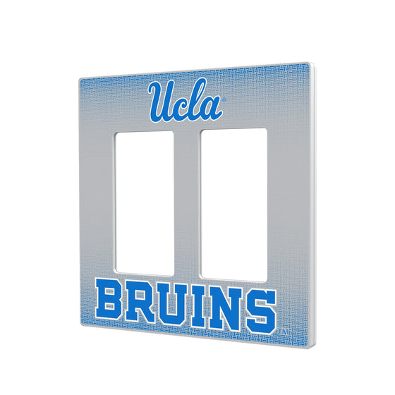 UCLA Bruins Linen Hidden-Screw Light Switch Plate-3