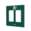 Oakland Athletics Solid Hidden-Screw Light Switch Plate-3