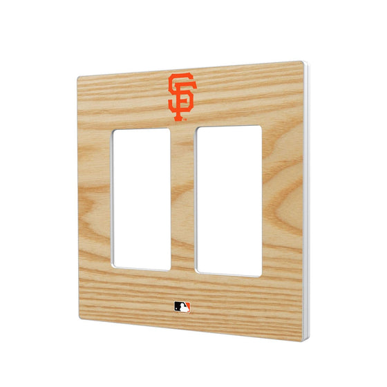 San Francisco Giants Wood Bat Hidden-Screw Light Switch Plate-3