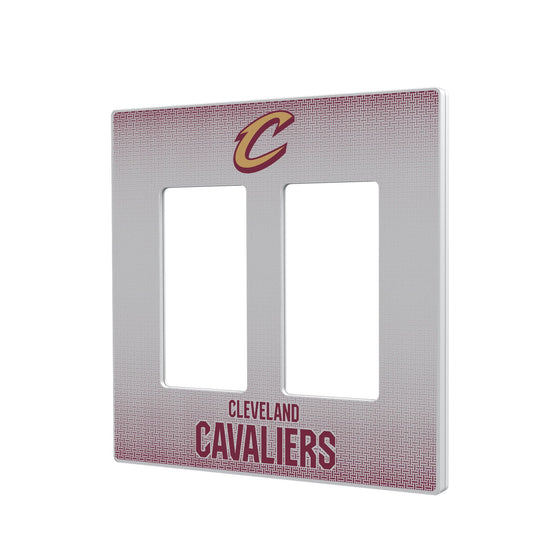 Cleveland Cavaliers Linen Hidden-Screw Light Switch Plate-3