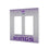 Sacramento Kings Linen Hidden-Screw Light Switch Plate-3