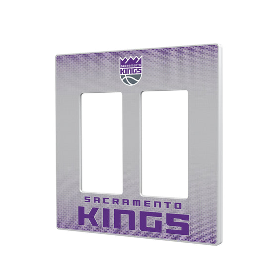 Sacramento Kings Linen Hidden-Screw Light Switch Plate-3