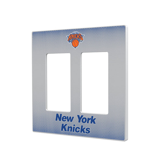 New York Knicks Linen Hidden-Screw Light Switch Plate-3