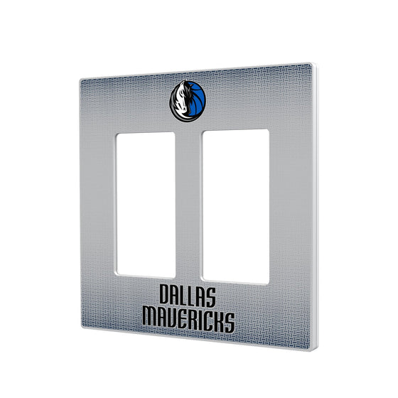 Dallas Mavericks Linen Hidden-Screw Light Switch Plate-3