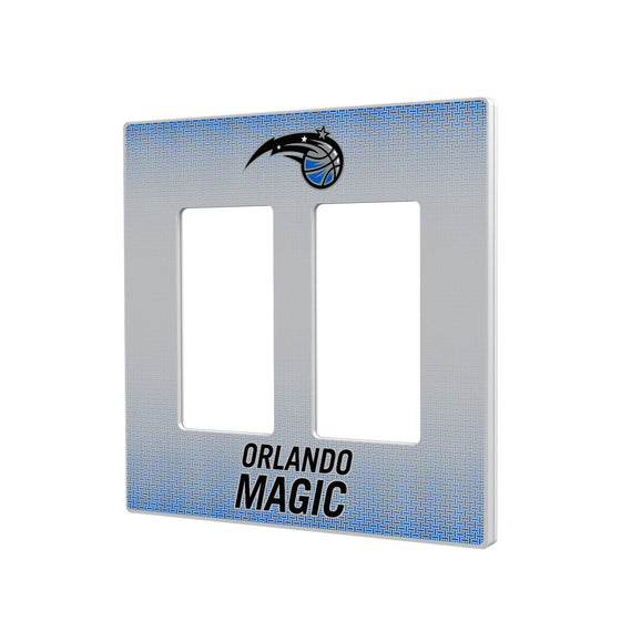 Orlando Magic Linen Hidden-Screw Light Switch Plate-3