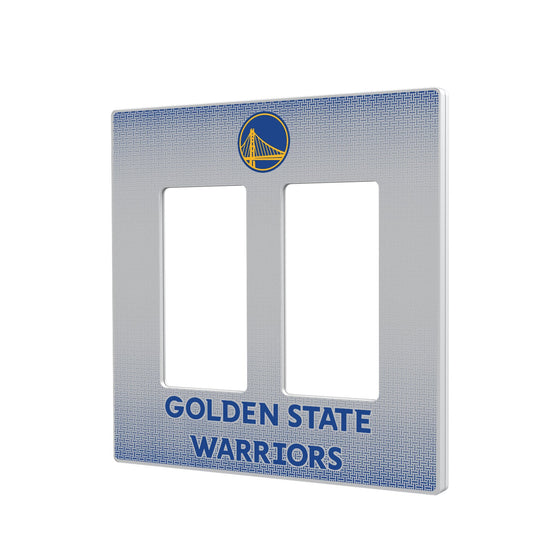 Golden State Warriors Linen Hidden-Screw Light Switch Plate-3