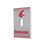 Washington State Cougars Linen Hidden-Screw Light Switch Plate-0