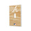 Atlanta Braves Wood Bat Hidden-Screw Light Switch Plate-0