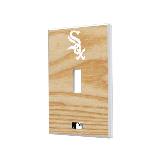 Chicago White Sox Wood Bat Hidden-Screw Light Switch Plate-0
