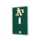 Oakland Athletics Solid Hidden-Screw Light Switch Plate-0