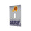 Phoenix Suns Linen Hidden-Screw Light Switch Plate-0