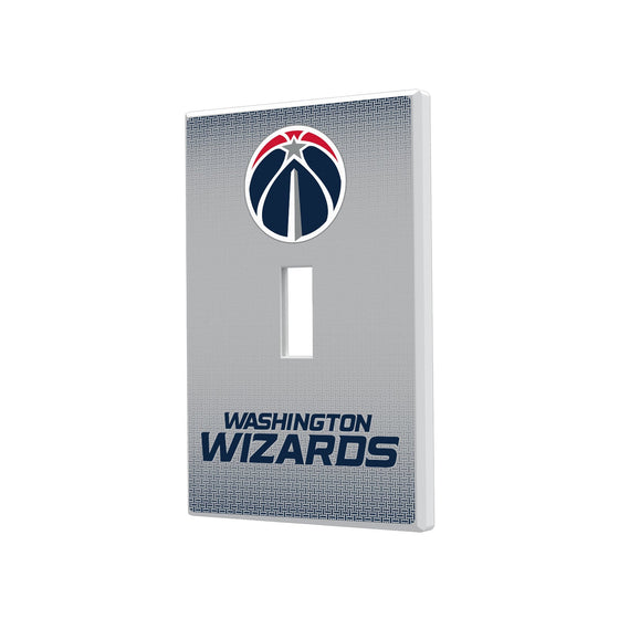 Washington Wizards Linen Hidden-Screw Light Switch Plate-0