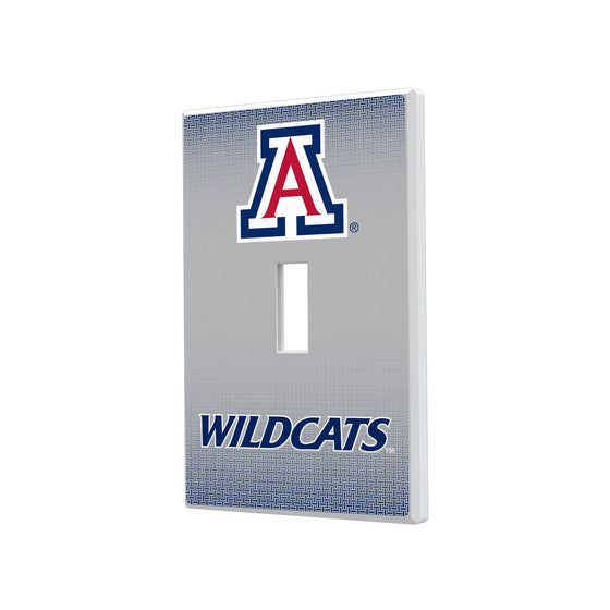 Arizona Wildcats Linen Hidden-Screw Light Switch Plate-0