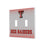 Texas Tech Red Raiders Linen Hidden-Screw Light Switch Plate-2