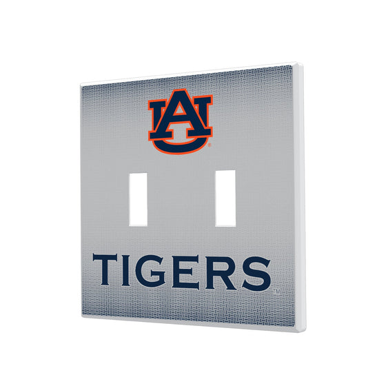 Auburn Tigers Linen Hidden-Screw Light Switch Plate-2