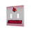 Louisville Cardinals Linen Hidden-Screw Light Switch Plate-2