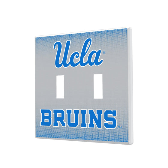 UCLA Bruins Linen Hidden-Screw Light Switch Plate-2