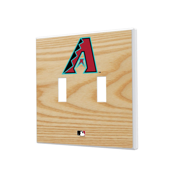 Arizona Diamondbacks Baseball Bat Hidden-Screw Light Switch Plate-2