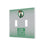 Boston Celtics Linen Hidden-Screw Light Switch Plate-2