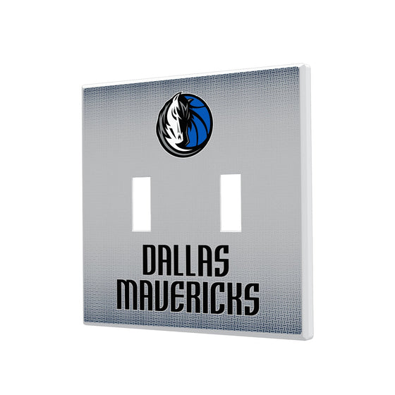 Dallas Mavericks Linen Hidden-Screw Light Switch Plate-2