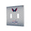 Washington Capitals Linen Hidden-Screw Light Switch Plate-2