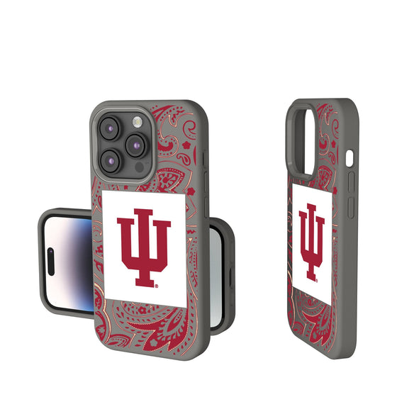 Indiana Hoosiers Paisley Soft Touch Phone Case-0