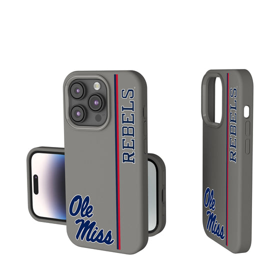 Mississippi Ole Miss Rebels Sidebar Soft Touch Phone Case-0