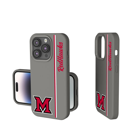 Miami RedHawks Sidebar Soft Touch Phone Case-0