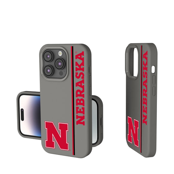 Nebraska Huskers N Sidebar Soft Touch Phone Case-0