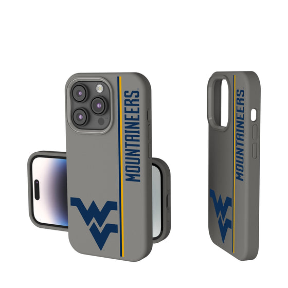 West Virginia Mountaineers Sidebar Soft Touch Phone Case-0