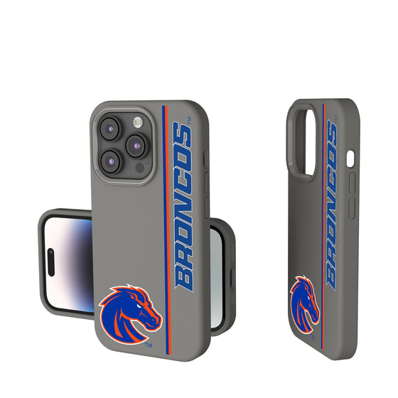 Boise State Broncos Sidebar Soft Touch Phone Case-0