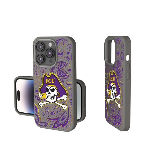 East Carolina Pirates Paisley Soft Touch Phone Case-0