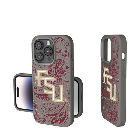 Florida State Seminoles Paisley Soft Touch Phone Case-0