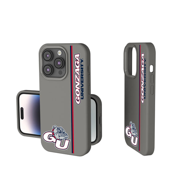 Gonzaga Bulldogs Sidebar Soft Touch Phone Case-0