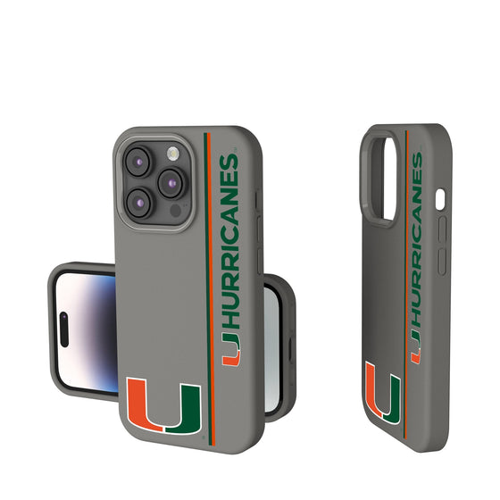 Miami Hurricanes Sidebar Soft Touch Phone Case-0