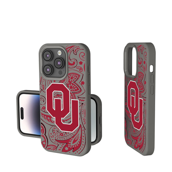 Oklahoma Sooners Paisley Soft Touch Phone Case-0