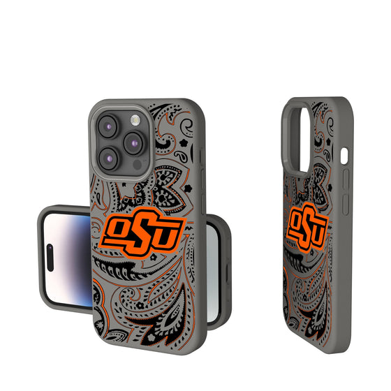 Oklahoma State Cowboys Paisley Soft Touch Phone Case-0