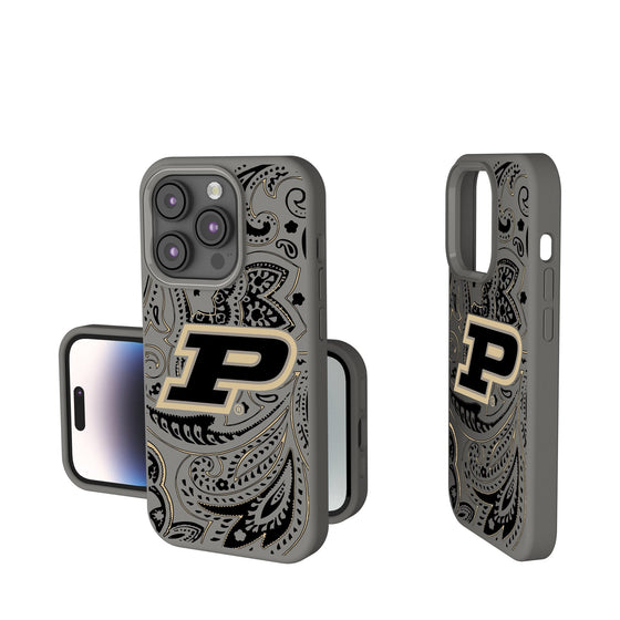 Purdue Boilermakers Paisley Soft Touch Phone Case-0