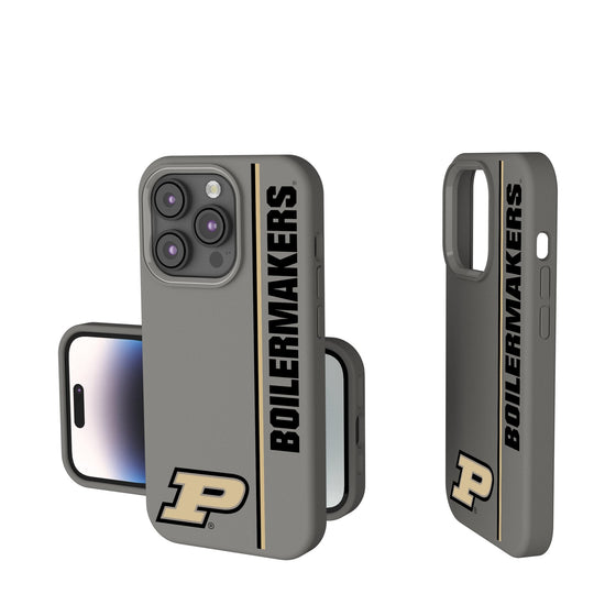 Purdue Boilermakers Sidebar Soft Touch Phone Case-0